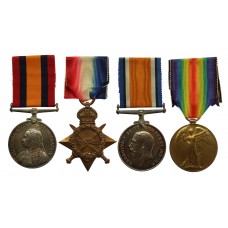 Queen's South Africa Medal and WW1 1914-15 Star Trio - Chief Writ