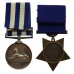Egypt Medal (Clasp - El-Teb-Tamaai) and Khedives Star 1884 Medal Pair - Gnr. W. Bodman, Royal Marine Artillery