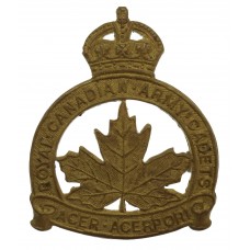 Royal Canadian Army Cadets Cap Badge - King's Crown