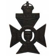 Canadian The Regina Regiment Cap Badge - King's Crown