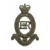Royal Horse Artillery (R.H.A.) White Metal Cap Badge - Queen's Crown