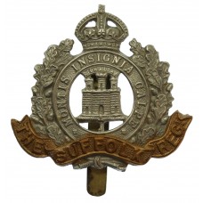 Suffolk Regiment Cap Badge - King's Crown