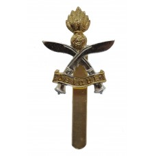 Queen's Gurkha Engineers Anodised (Staybrite) Cap Badge