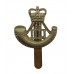 Durham Light Infantry (D.L.I.) White Metal Beret Badge - Queen's Crown