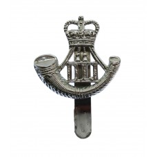 Durham Light Infantry (D.L.I.) Chrome Beret Badge - Queen's Crown