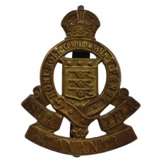 Royal Army Ordnance Corps (R.A.O.C.) 'Sua Tela Tonanti' Cap Badge - King's Crown