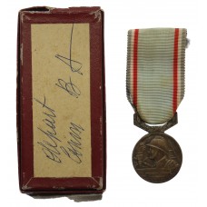 France Pas de Calais Medal for Dedication and Courage - 1930