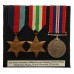 WW2 HMS Hurworth Casualty Medal Group - Sick Berth Attendant W.H. Daniels, Royal Navy - K.I.A. 22/10/43