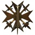 Germany Spanish Cross with Swords in Bronze (De-Nazified)