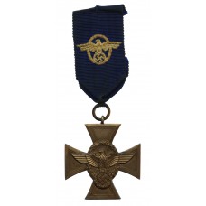 Germany WW2 Police Long Service Medal 1st Class in Gold