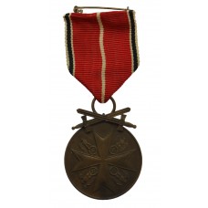 Germany Eagle Order Medal of Merit in Bronze With Swords (C.F. Zimmermann)