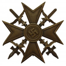 Germany Spanish Cross With Swords - Bronze