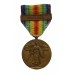 U.S.A. WW1 Victory Medal With Clasp Russia