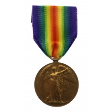 WW1 Victory Medal - Pte. T. Verrecher, West Riding Regiment