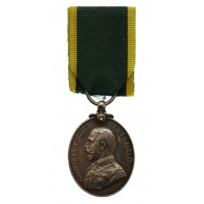 George V Territorial Efficiency Medal - Pte. E.H. Pascoe, 6th Bn. Welch Regiment