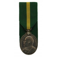 Edward VII Territorial Force Efficiency Medal - Pte. J. Williams,