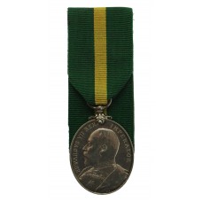 Edward VII Territorial Force Efficiency Medal - Pte. J. Williams, 6th Bn. Welsh Regiment