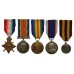 WW1 1914-15 Star, British War Medal, Victory Medal, R.F.R. LS&GC and Russian Medal of St. George, 4th Class - Pte. B.E. Hartley, Royal Marine Light Infantry & Royal Fleet Reserve