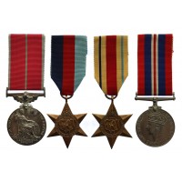 WW2 British Empire Medal Group of Four - Master-At-Arms F.A. Bicknell, Royal Navy