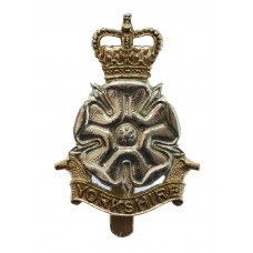Yorkshire Brigade Anodised (Staybrite) Cap Badge