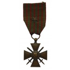 France WW1 Croix De Guerre 1914-1916 With Bronze Star