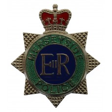 Merseyside Police Enamelled Warrant Card Badge