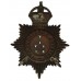 Bristol Constabulary Night Helmet Plate (E21) - King's Crown