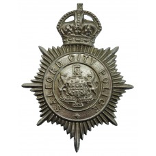 Salford City Police Helmet Plate - King's Crown