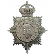 Reading Borough Police Helmet Plate - King's Crown