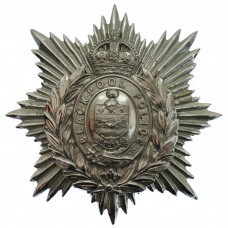 Blackpool Police Chrome Helmet Plate - King's Crown