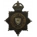Portsmouth City Police Night Helmet Plate - King's Crown