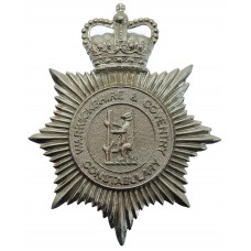 Warwickshire & Coventry Constabulary Helmet Plate - Queen's C