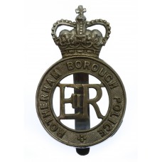 Rotherham Borough Police Cap Badge - Queen's Crown