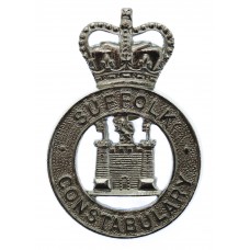 Suffolk Constabulary Cap Badge - Queen's Crown