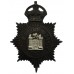 East Suffolk Police Night Helmet Plate - King's Crown