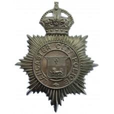 Lancaster City Police Helmet Plate - King's Crown