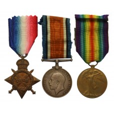 WW1 1914-15 Star Medal Trio - Sgt. A. Bryden, Military Mounted Po