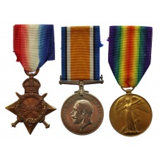 WW1 1914-15 Star Medal Trio - Bandmaster 1st Class H. Cooper, Roy