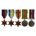 WW2 Mentioned In Despatches Medal Group of Five - Paymaster Commander Percy John Hiland, Royal Navy