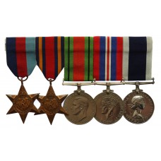 WW2 and Royal Navy Long Service & Good Conduct Medal Group of Five - Air Articifer 2nd Class J.S. Taylor, Fleet Air Arm, Royal Navy