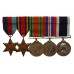 WW2 and Royal Navy Long Service & Good Conduct Medal Group of Five - Air Artificer 2nd Class J.S. Taylor, Fleet Air Arm, Royal Navy