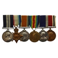 WW1 Distinguished Service Medal and LS&GC Group of Six - Yeom