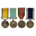 Baltic Medal, 1854 Crimea Medal, Turkish Crimea Medal and Royal Navy Long Service & Good Conduct Medal (Wide Suspender) Group of Four - Master at Arms Edwin Joseph Stevens, Royal Navy