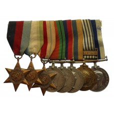 WW2 and Korean War Royal Navy Long Service & Good Conduct Medal Group of Eight - Petty Officer Air T.T. Bell, Royal Navy