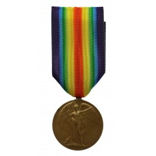 WW1 Victory Medal - Pte. J.W. Stevens, Loyal North Lancashire Regiment - Wounded