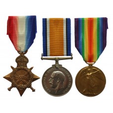 WW1 1914-15 Star Submariner Casualty Medal Trio - Act. Leading St