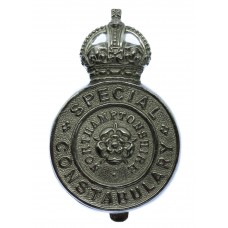 Northamptonshire Special Constabulary Cap Badge - Kings Crown
