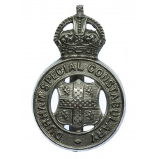 Durham Special Constabulary Cap Badge - King's Crown