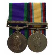Campaign Service Medal (Clasp - Northern Ireland) and Gulf Medal 