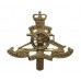 Royal Artillery Anodised (Staybrite) Beret Badge - Queen's Crown